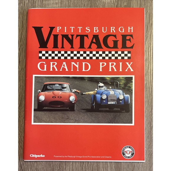 Pittsburgh Vintage Grand Prix Race Program 1989 Classic Autos Morgan Jaguar - Picture 1 of 16